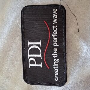 PDI Creating The Perfect Wave Patch  Recycled Emboidered Power Energy Technician